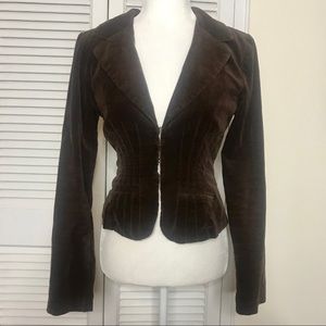 Vintage Brown Velvet Jacket